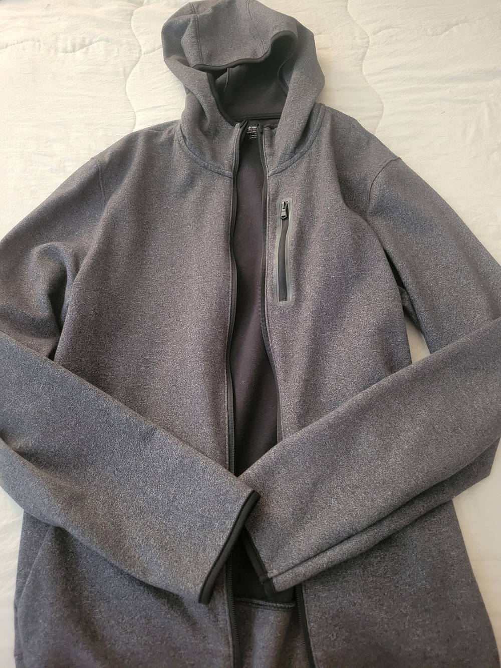 Old Navy Men's Hooded Lightweight Jacket - Charcoal Gray
